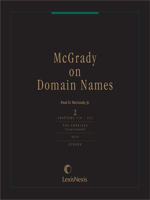 cover image of McGrady on Domain Names